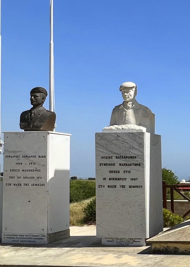 Fighters Monument in Pachna Village
